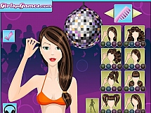 Игра Прическа для диско вечеринки онлайн