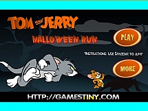 Игра Том и Джерри бегают на Хэллоуин онлайн