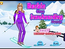 Игра Барби готовится к зимнему отдыху онлайн