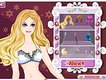 Игра Барби в зимнем городе онлайн
