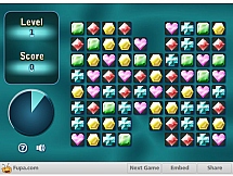 Игра Сортируем алмазы онлайн