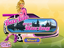 Игра Барби готовится к заезду онлайн