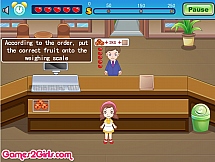 Игра Обслуживание в овощном магазине онлайн