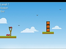 Игра Злые птицы против тыкв онлайн