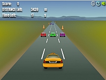 Игра Такси на прямой трассе онлайн