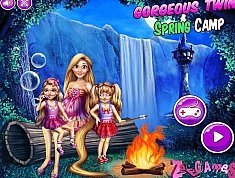 Игра Рапунцель с дочками отправляется в поход онлайн