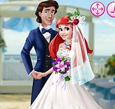 Игра Свадебный наряд для Ариэль онлайн