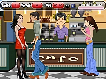 Игра Поцелуй под кафе онлайн
