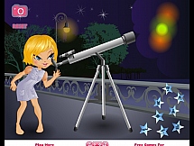 Телескоп для блондинки