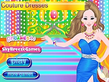 Игра Яркое платье к яркой прическе онлайн