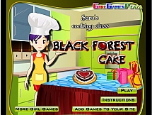 Игра Приготовить торт из черного шоколада онлайн