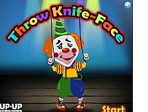 Игра Фокусы с ножами и клоуном онлайн