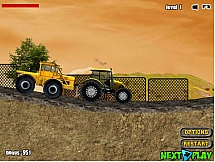 Игра Трактор на буксире онлайн