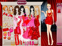 Игра Барби в красном онлайн
