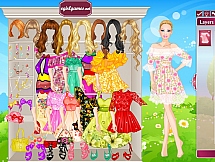 Игра Летний гардероб Барби онлайн