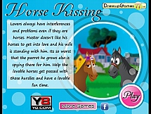 Игра Поцелуй двух лошадей онлайн