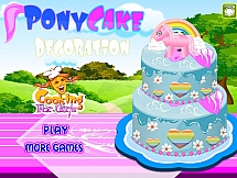 Игра Праздничный торт с пони онлайн