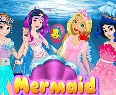 Игра Морские наряды принцесс онлайн
