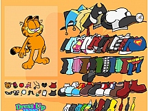 Выбрать одежду для кота Гарфилда